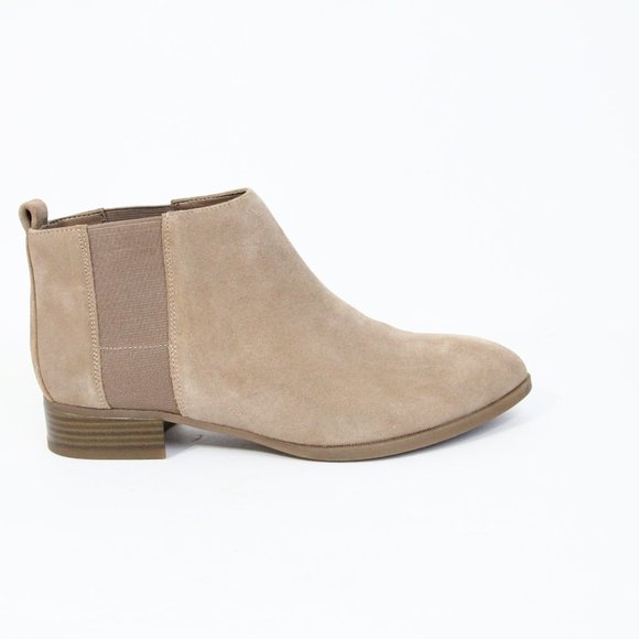 Nine West Chelsea Boots sz 6.5 Women Suede Ankle Bootie Pull on Shoes - Picture 1 of 8